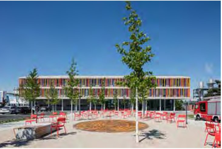 Landesfeuerwehrschule Baden-Württemberg Gebäude 2: Lernen und Büro, Bruchsal