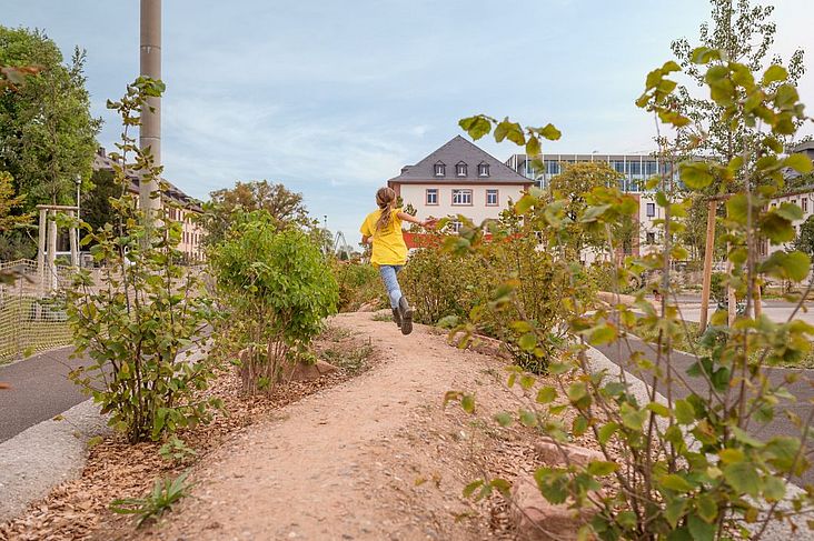 Die Neugestaltung der Freiflächen eines ehemaligen Kasernengeländes: Der Andere Park in Heidelberg  