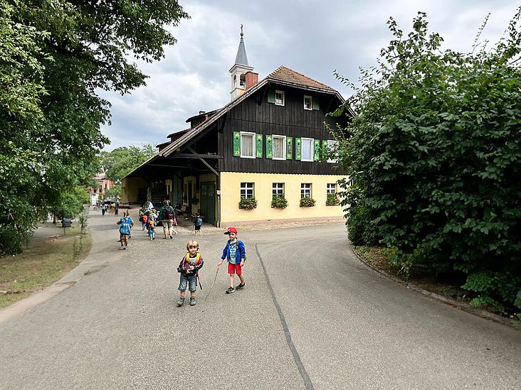 Ehemals von Franziskanerinnen bewohnte "Kloster Erlenbad" nun ein gemischt genutztes Bauensemble