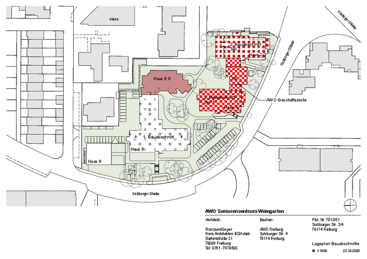 Lageplan der Bauabschnitte (Foto: FranzundGeyer Freie Architekten BDA dwb)