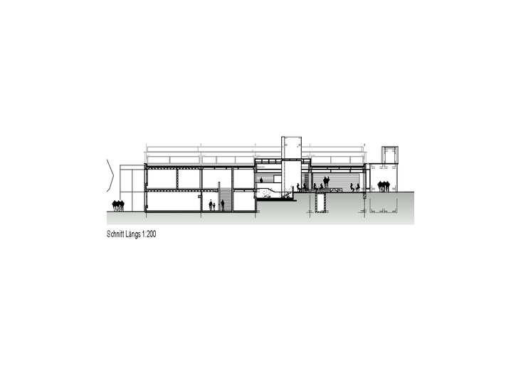 Achert-Schule Längsschnitt (Foto: Architekturbüro Löffler)