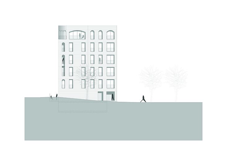 Beznerturm Ansicht (Foto: bächlemeid architekten)