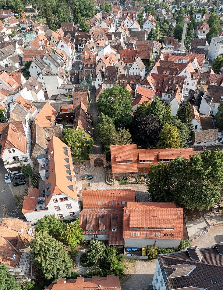 Thannscher Hof von oben (Foto: Kochhan und Weckbach)